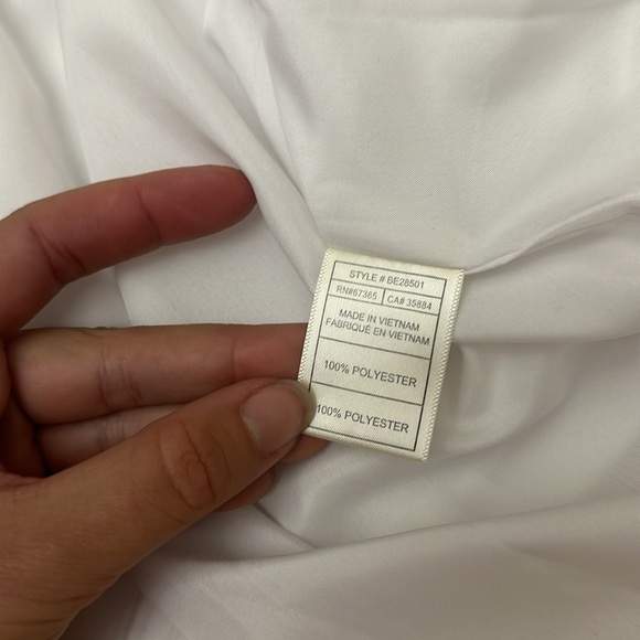 White Maxi Dress Size 4 Wedding Bride To Be Date Night Formal - Picture 4 of 5